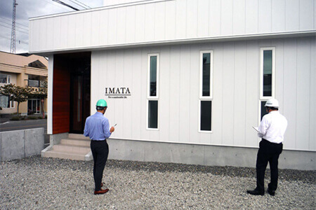 震度7 厚真町株式会社今多建設様社屋 検査 及び近況報告