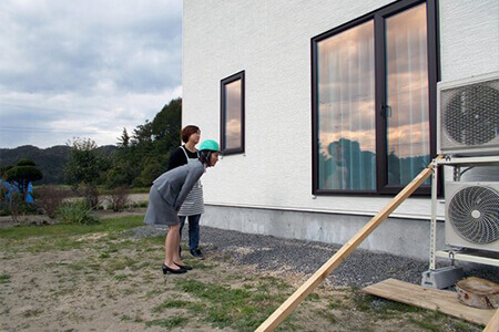 震度6強 むかわ穂別栄F様邸検査 及び近況報告、近隣みんなが寄り添い不安を克服