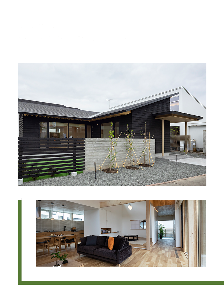 低価格でも高性能 フロアー全てが床暖房の暖かい平屋 平屋企画住宅 J-EINS
