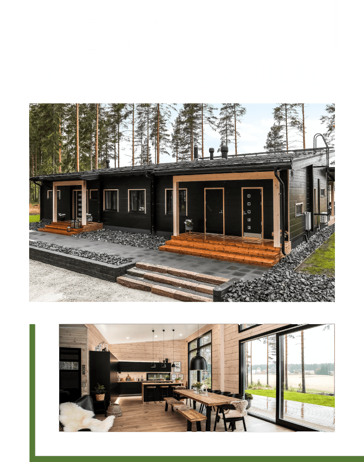 本物の木の家の心地よさが家族の幸せを育みます 世界No.1ログハウス　ホンカ札幌